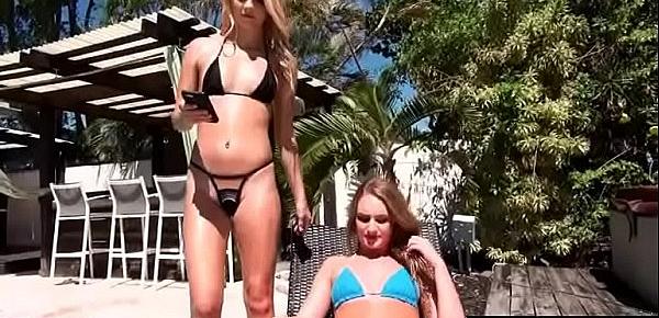  (Riley Star & Daisy Stone) Cute Teen Lesbians Put Up A Sex Show On Cam clip-23